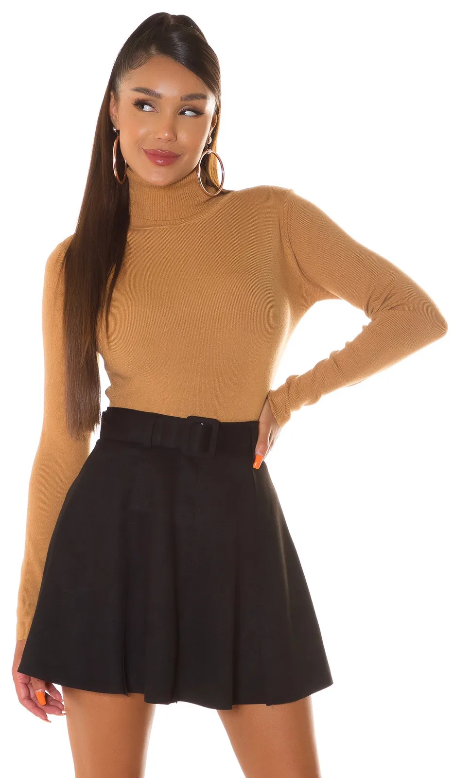 Basic Turtleneck Jumper - Image 3