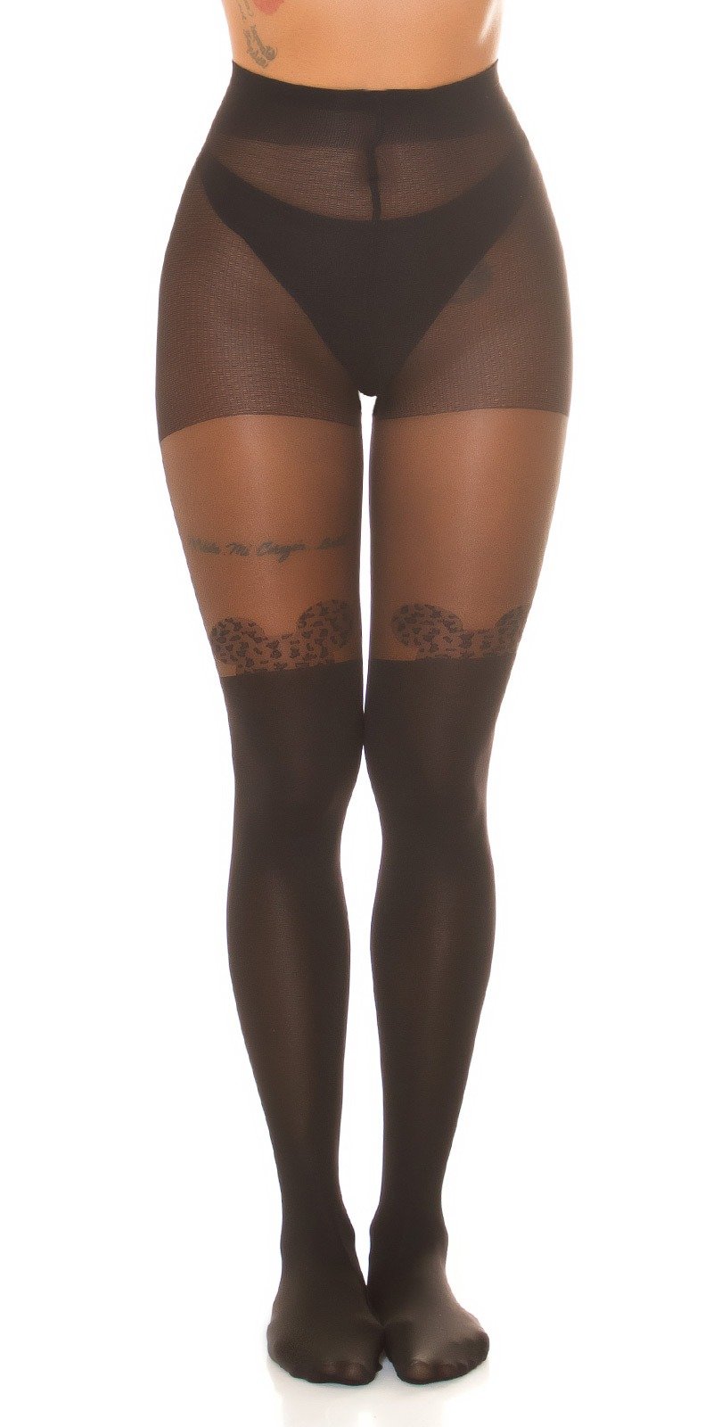 Tights in Overknee-look